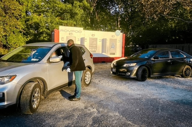 Health Rover RovPod, a custom manufactered structure designed for a tailored healthcare experience.