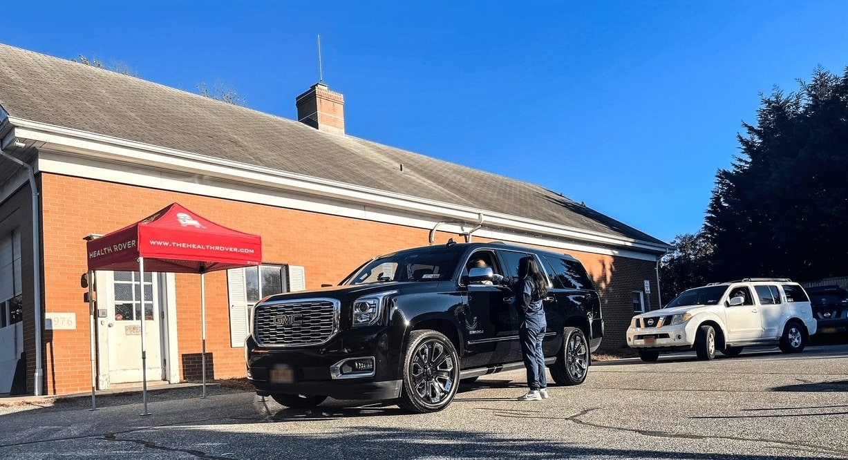 Health Rover RovPod, a custom manufactered structure designed for a tailored healthcare experience.